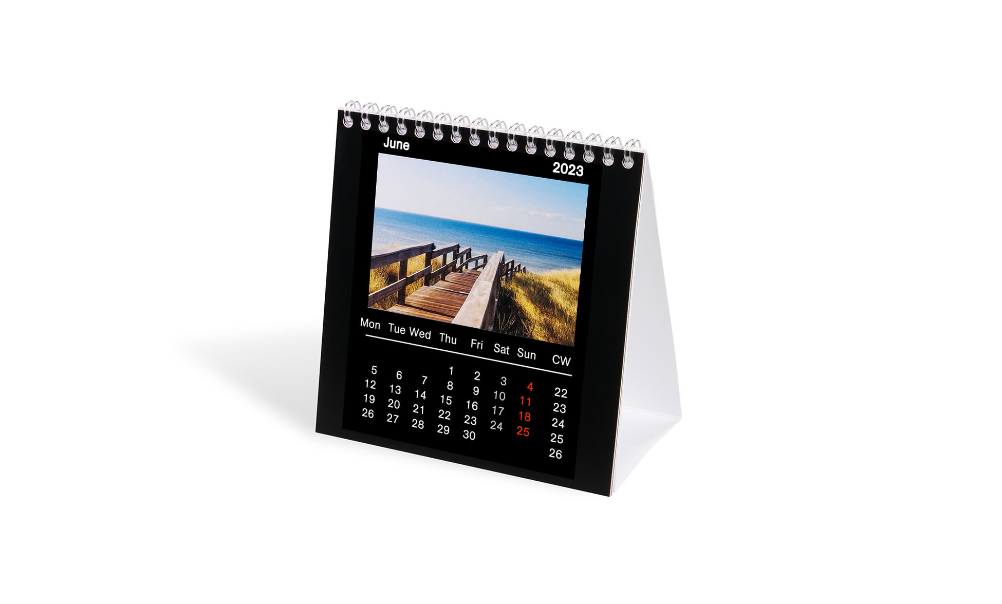 Personalised Square Photo Desk Calendar | Choose Your Own Start Month